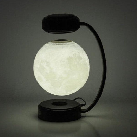 3D LED Moon Night Light Wireless Magnetic Levitating Rotating Floating Ball Lamp For School Office Bookshop Home Decoration - Enlighten Elegance