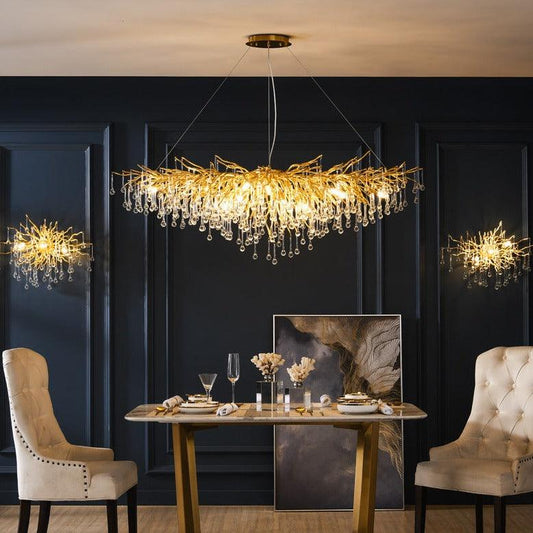 Dining Room Bedroom Model Home Fashion Art Deco Lights - Enlighten Elegance