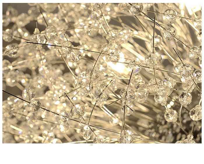 Dandelion Crystal Chandelier Restaurant Bedroom Clothing Shop Lighting - Enlighten Elegance