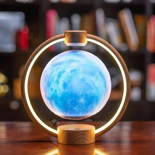 Magnetic Moon Light Bluetooth Speaker 3D Stereo Colourful Glare - Enlighten Elegance