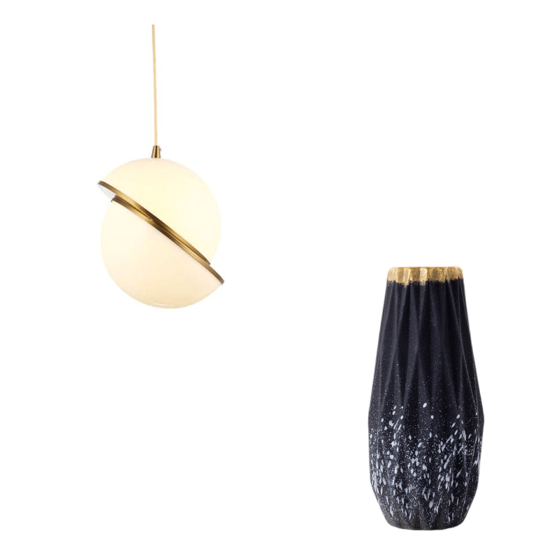 Nordic Modern Pendant Lights For Dining room Hanging Lamp Fixture White Ball Lampshade - Enlighten Elegance
